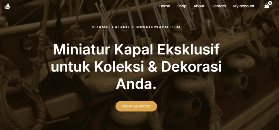 Miniatur Kapal
